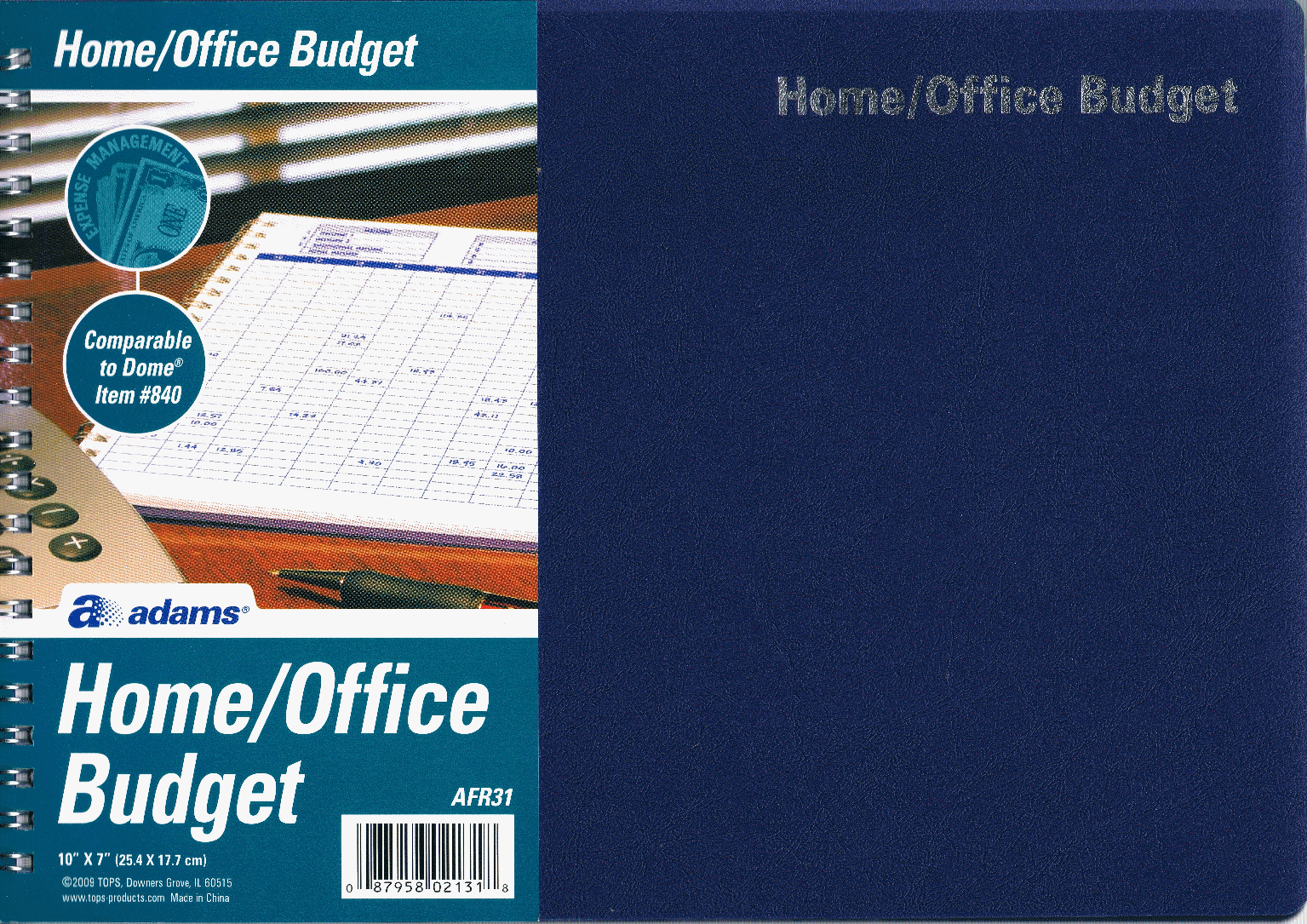 AFR31 Financial Record/Budget Book