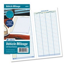 adams afr10 vehicle mileage book