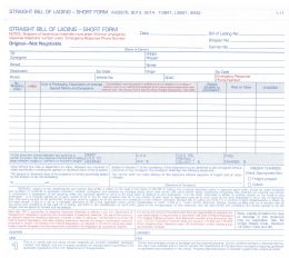 9013 Bill Of Ladings 3-Part