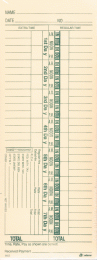 9652-200 Time Cards
