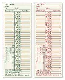 9675-200 Time Cards Two-Sided
