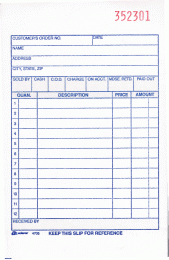 DC4705 Sales/Orders Book 2-Part