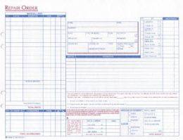 GT3810/GT3811 Garage Repair Orders 3-Part (Old Style)