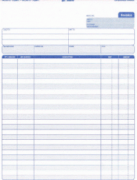 NC3812 Invoices Unit Sets 3-Part