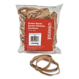 Universal Rubber Bands, Size 64, 0.04 Gauge, Beige, 4 oz Box, 80/Pack