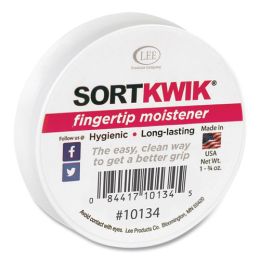 LEE Sortkwik Fingertip Moisteners, 1 3/4 oz, Pink