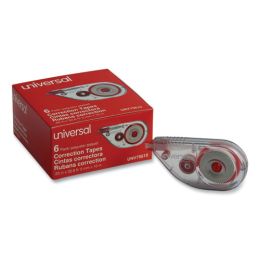 Universal Side-Application Correction Tape, 1/5 x 393, 6/Pack