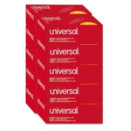 Universal Paper Clips, Jumbo, Silver, 100 Clips/Box, 10 Boxes/Pack