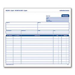 NC3872 Invoices Unit Set 3-Part