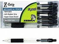 Zebra Z-Grip Mechanical Pencil, 0.7 mm, HB (2.5), Black Lead, Clear/Black Grip Barrel, Dozen